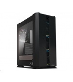 ZALMAN skříň X3 Black, ATX bez zdroje, aRGB