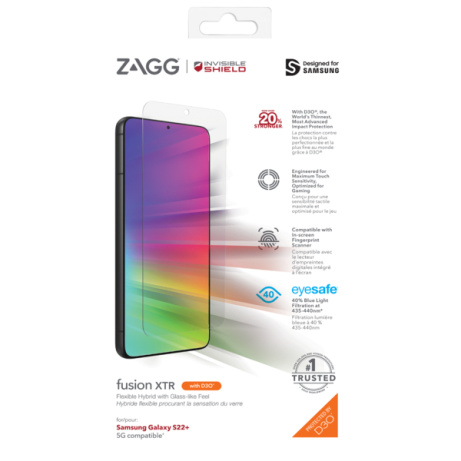 ZAGG Invisible Shield Fusion XTR D3O hybridní sklo SG S22 + 5G