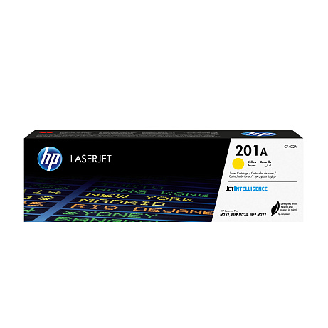 BAZAR - HP 201A Yellow LJ Toner Cartridge, CF402A (1,330 pages) - Poškozený obal (Komplet)