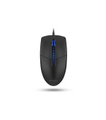 A4tech N-530S, podsvícená kancelářská myš, 1200 DPI, USB, černá