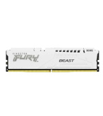 KINGSTON DIMM DDR5 64GB (Kit of 4) 6000MT/s CL40 FURY Beast White XMP