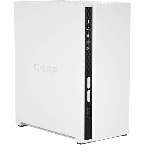 QNAP TS-233 (4core 2,0GHz + NPU, 2GB DDR4 RAM, 2x SATA, 1x GbE, 1x USB 2.0, 1x USB 3.2)
