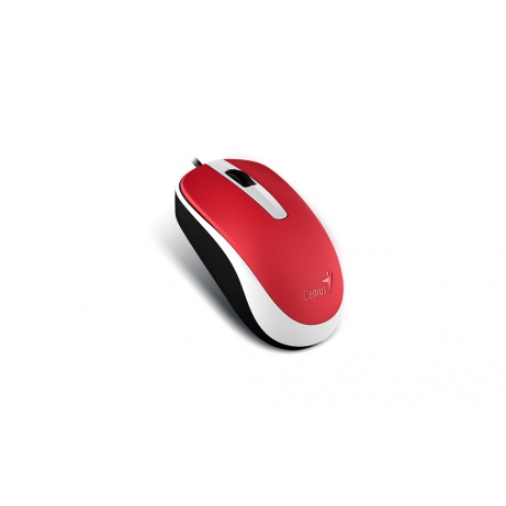 GENIUS DX-120/Kancelářská/Optická/1 200 DPI/Drátová USB/Červená
