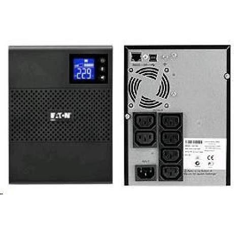 Eaton -rozbaleno otestováno vráceno - 5SC 750i, UPS 750VA, 6 zásuvek IEC, LCD