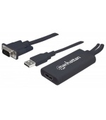 MANHATTAN Převodník z VGA a USB na HDMI