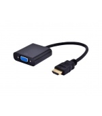 Gembird Adapter HDMI-A - VGA (M/F), černý