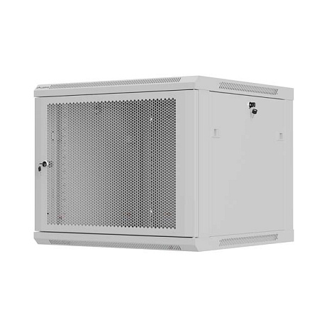 LANBERG NÁSTĚNNÁ INSTALAČNÍ SKŘÍŇ 19" 9U 600X600 ŠEDÉ PERFOROVANÉ DVEŘE (PLOCHÉ BALENÍ)