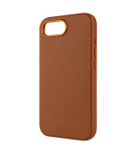 FIXED MagLeather kožený kryt iPhone 16e, hnědý
