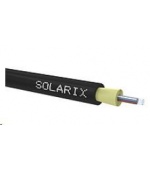 DROP1000 kabel Solarix, 12vl 9/125, 3,8mm, LSOH, černý, cívka 500m SXKO-DROP-12-OS-LSOH