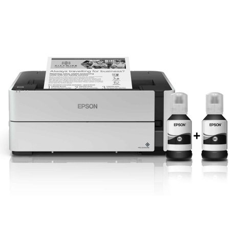 EPSON tiskárna ink EcoTank Mono M1170, A4, 1200x2400dpi, 39ppm, USB, Duplex,Záruka 5 let po registraci zdarma