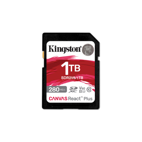 Kingston Canvas React Plus/SDXC/1TB/UHS-II U3 / Class 10