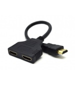 GEMBIRD HDMI splitter, pasivní, kabel, 2 cesty