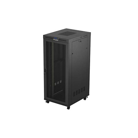 19" VOLNĚ STOJÍCÍ RACKOVÁ SKŘÍŇ 37U/800X1000 (FLAT PACK) ČERNÁ S PROSKLENÝMI DVEŘMI LCD LANBERG V2