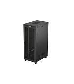 19" VOLNĚ STOJÍCÍ RACKOVÁ SKŘÍŇ 42U/800X1200 (FLAT PACK) SE SÍŤOVÝMI DVEŘMI LCD ČERNÁ LANBERG V2