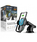 ALIGATOR Samozavírací držák K2, bezdrátový 15W, univerzální