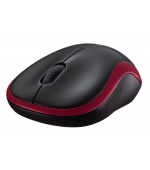 Logitech Wireless Mouse M185, red