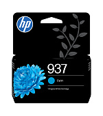 HP 937 Cyan Original Ink Cartridge (800 pages)