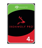 SEAGATE HDD 4TB IRONWOLF PRO (NAS), 3.5", SATAIII, 7200 RPM, Cache 256MB