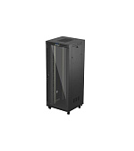 19" VOLNĚ STOJÍCÍ RACKOVÁ SKŘÍŇ 42U/800X800 (FLAT PACK) S PROSKLENÝMI DVEŘMI LCD ČERNÁ LANBERG V2