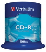 VERBATIM CD-R(100-Pack)Spindle/EP/DL/52x/700MB