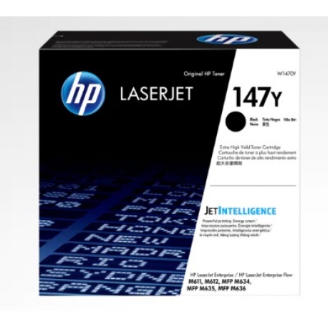 HP 147Y LaserJet černá tonerová kazeta, W1470Y