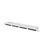 PATCH PANEL 48 PORTŮ 1U 19" CAT.5E UTP ŠEDÝ LANBERG