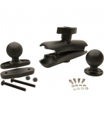RAM MOUNT KIT, FLAT CLAMP BASE, MEDIUM ARM, 8.5 inches (215mm)