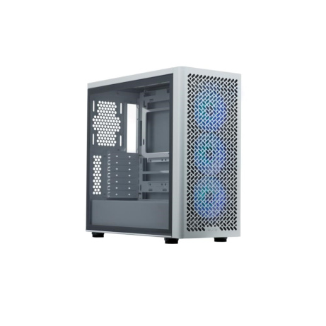 Cooler Master case Elite 502 White, Průhledná bočnice, ATX, 3x 120mm ARGB Fan, bílá