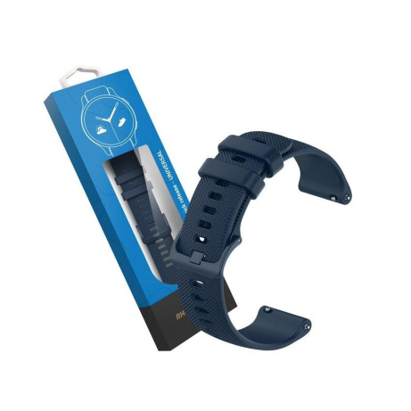 RhinoTech univerzální silikonový řemínek Quick Release 18mm, tmavě modrá