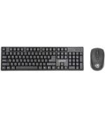 MANHATTAN Wireless Keyboard Mouse Combo, Balkan layout, black
