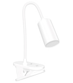 CONNECT IT Stolní LED lampa CLIP 2 s klipem, bílá