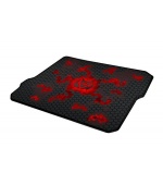 C-TECH herní podložka pod myš ANTHEA CYBER RED, 320x270x4mm, obšité okraje