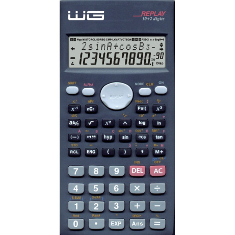 WG - Kalkulačka WG2 MathMaster Pro, vědecká, černá