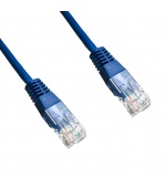 DATACOM patch cord UTP cat5e 5M modrý