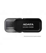 ADATA Flash Disk 32GB USB 2.0 Dash Drive UV240, Black