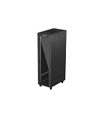 19" VOLNĚ STOJÍCÍ RACKOVÁ SKŘÍŇ 42U/600X1000 (FLAT PACK) S PROSKLENÝMI DVEŘMI LCD ČERNÁ LANBERG V2