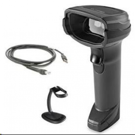 Zebra čtečka DS8108-SR 2D black, USB KIT + stojánek