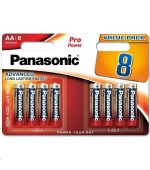PANASONIC Alkalické baterie Pro Power LR6PPG/8BW AA 1,5V (Blistr 8ks)