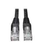 Ethernetový kabel Cat6 Gigabit Snagless Molded (UTP) (RJ45 Samec/Samec), černá, 3.05m