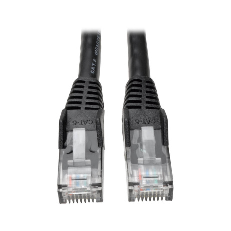 Ethernetový kabel Cat6 Gigabit Snagless Molded (UTP) (RJ45 Samec/Samec), černá, 3.05m