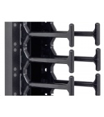 TRITON vertikální vyvazovací panel 42U, dvouřadý, pro rozvaděče šířky 800mm z řady RMA, RZA, RDA, RTA, RYA, černý