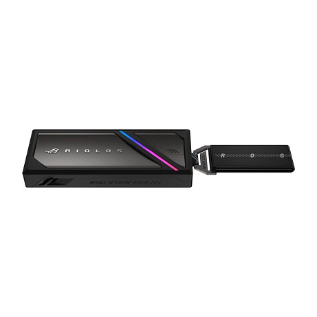 ASUS Externí box pro SSD M.2 ROG STRIX AIOLOS, USB 3.2 Gen 2x2, ARGB, černá