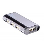 ATEN USB 2.0 hub, 4port, magnetický, SILVER