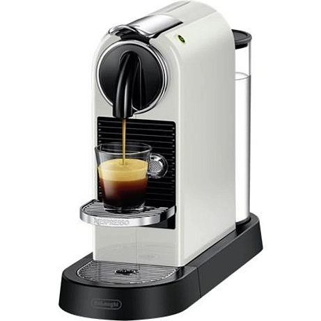 BAZAR - DeLonghi Nespresso Citiz EN 167.W, kapslový kávovar bílý, 19 bar, Thermoblock, 1 l nádrž - Poškozený obal (Kompl