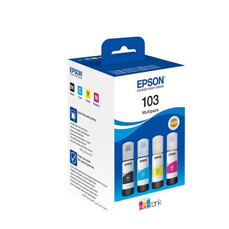 EPSON ink 103 EcoTank 4-colour Multipack (Poškozený obal)