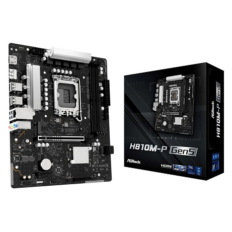 ASRock MB Sc LGA1851 H810M-P Gen5, Intel H810, 2xDDR5,1xDP, 1xHDMI, mATX