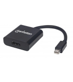 MANHATTAN Adapter mini DP na HDMI, aktivní, černá