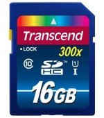 TRANSCEND SDHC karta 16GB Premium, Class 10 UHS-I, 300X (45MB/s)