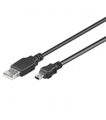 PremiumCord Kabel USB 2.0, A-B mini, 5pinů, 20cm