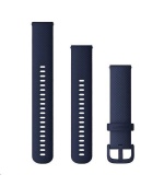 Garmin řemínek Quick Release 20mm, silikonový tmavě modrý, plastová přezka